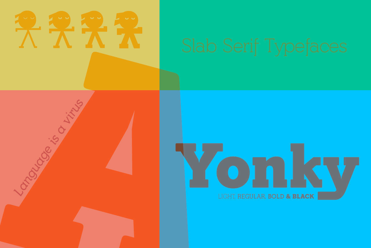 Yonky Slab Font Family插图2