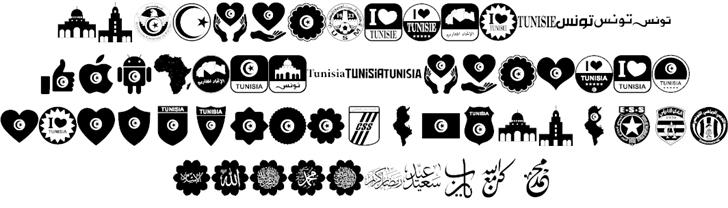 Font Tunisia font插图1