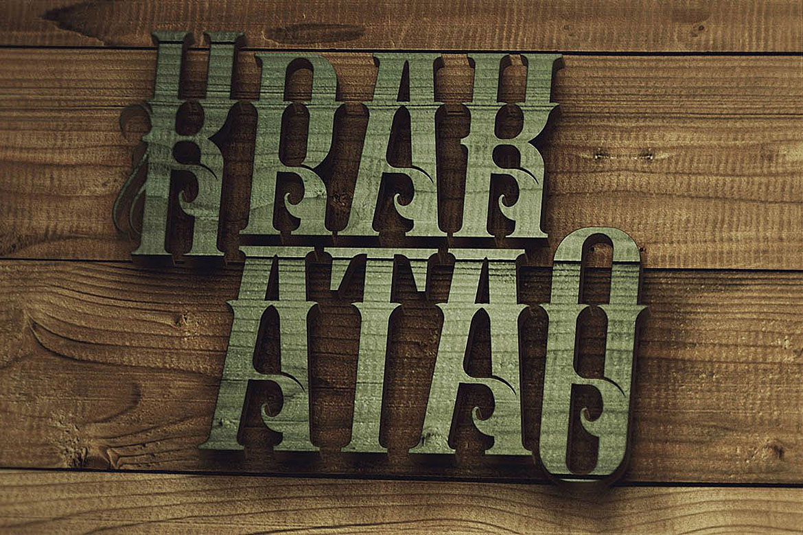 Fontbundles – Krakatao – Vintage Font插图4