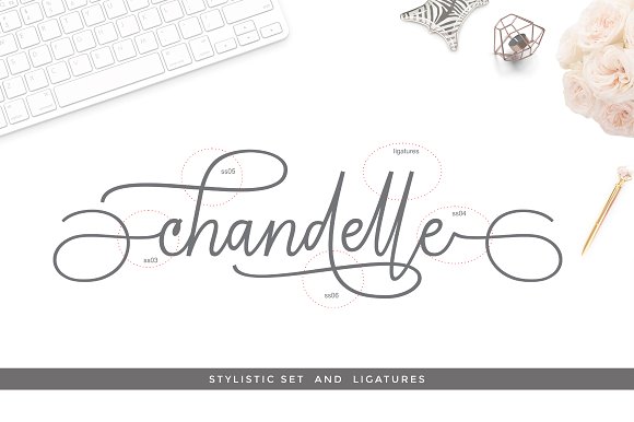 Chandelle Signatures Font插图1