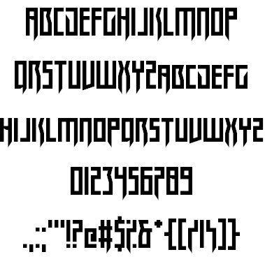 Megarok font插图1