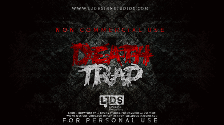 Deathtrap DEMO font插图2