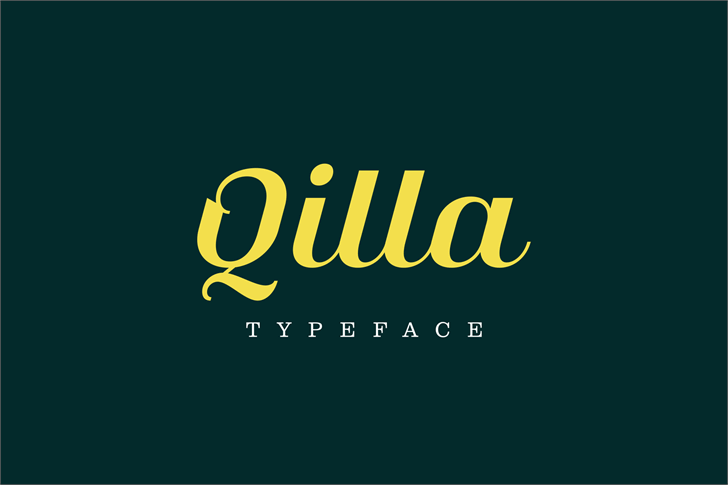 Qilla font插图
