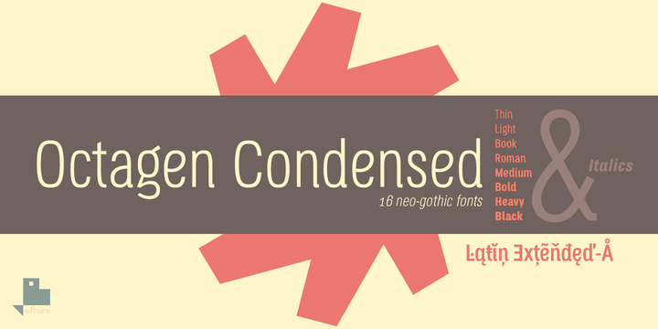 Octagen Condensed Font Family插图5
