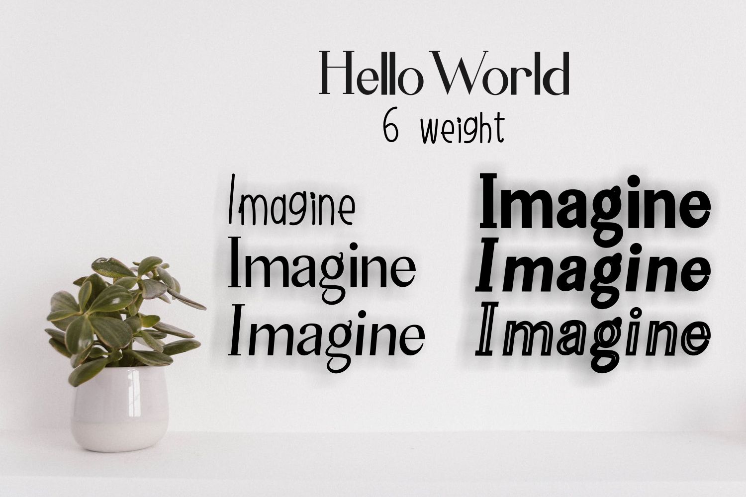 Hello World Font Family Regular插图1