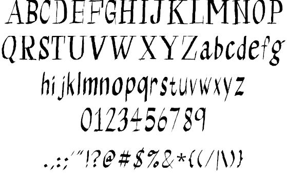 Calliglyphs font插图1