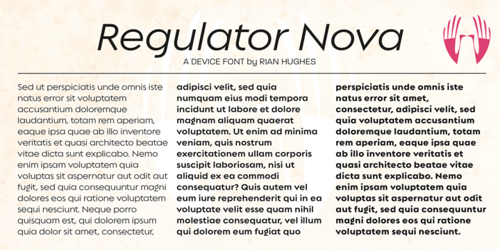 Regulator Nova Font Family插图6