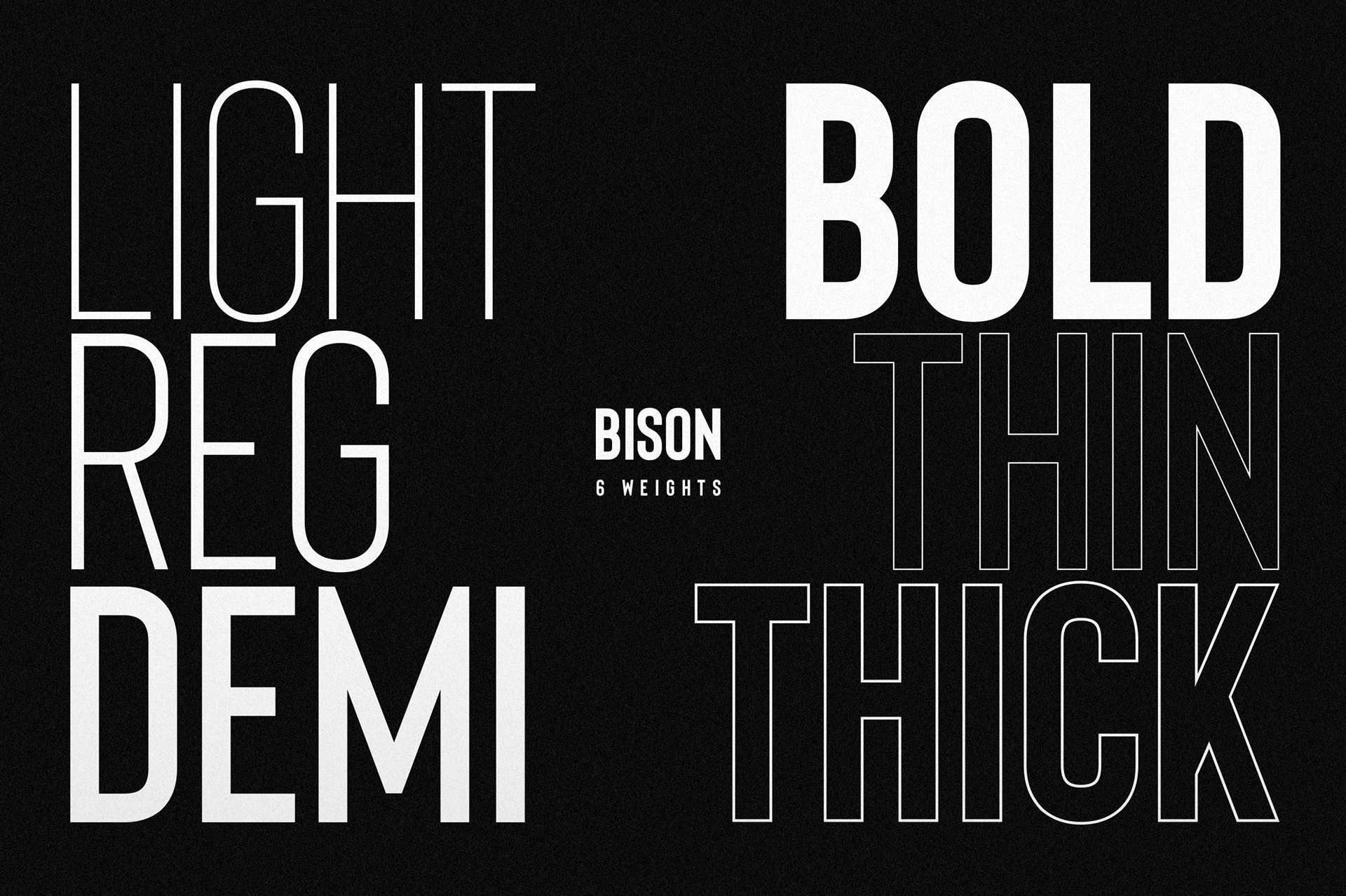 Bison Font Family插图2