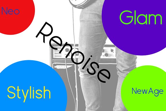 Renoise – A Stylish New Age Typeface插图3