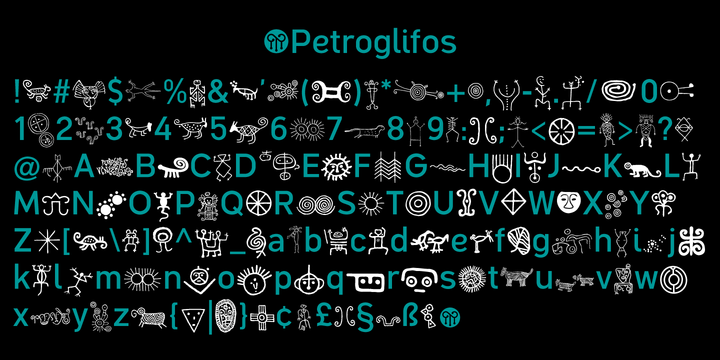 Petroglifos Font插图2