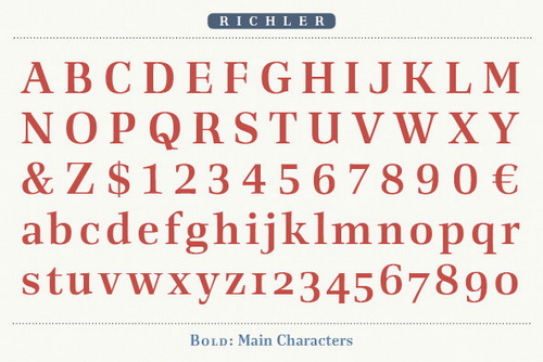Richler Font Family插图9