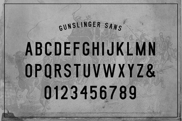 NEW! Gunslinger Typeface插图5