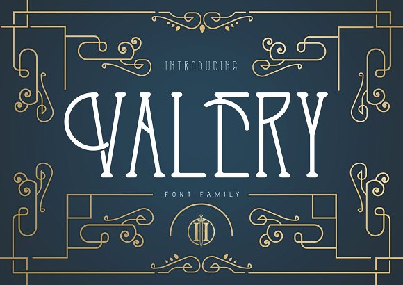 Valery Display Font插图