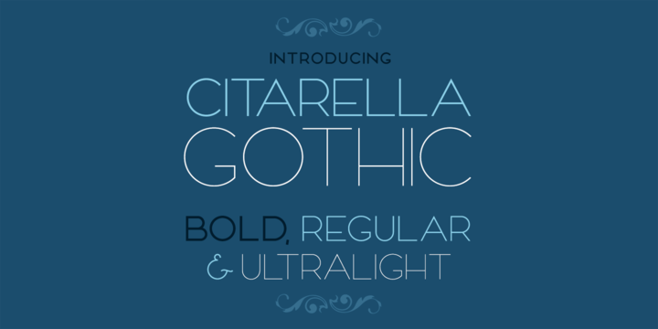 Citarella Gothic Full Font插图
