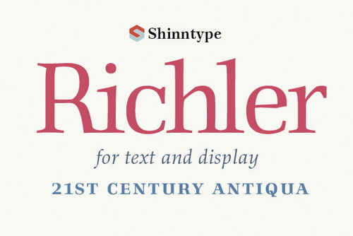 Richler Font Family插图