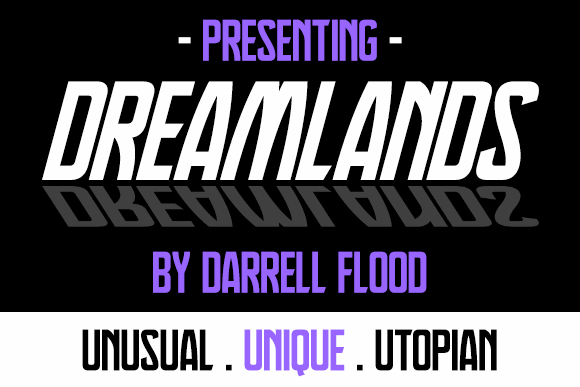Dreamlands font插图