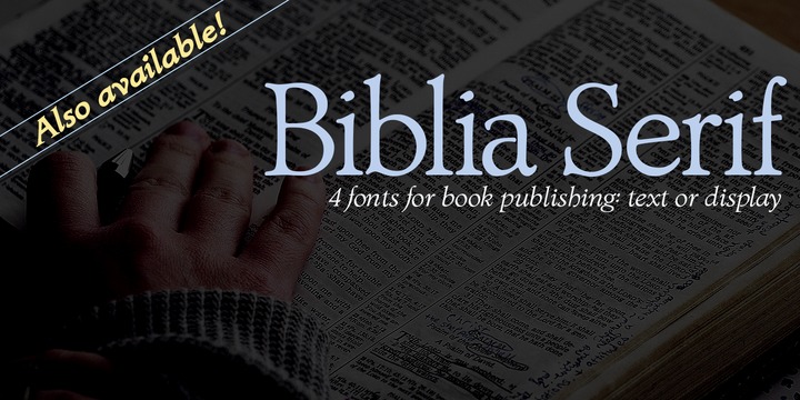 Biblia Font Family插图1