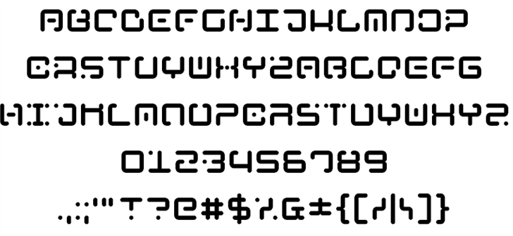 Ancient Venusian font插图1