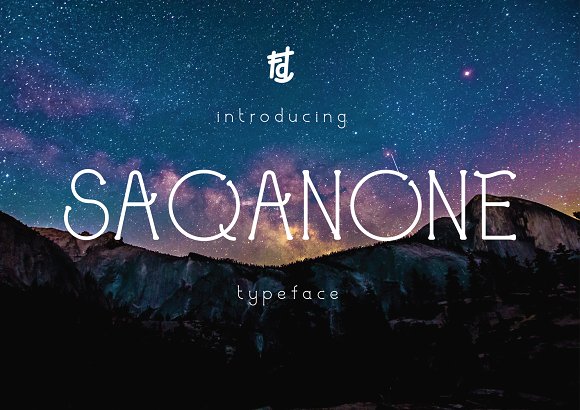 Saqanone Font插图