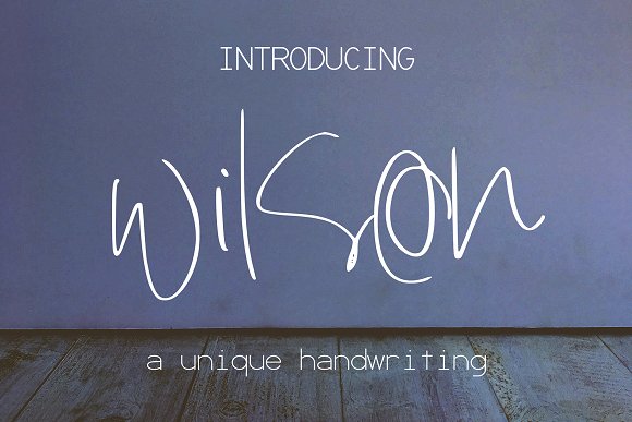 Wilson Font插图