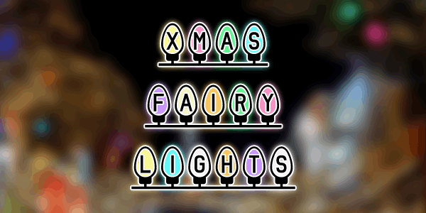 Xmas Fairy Lights font插图