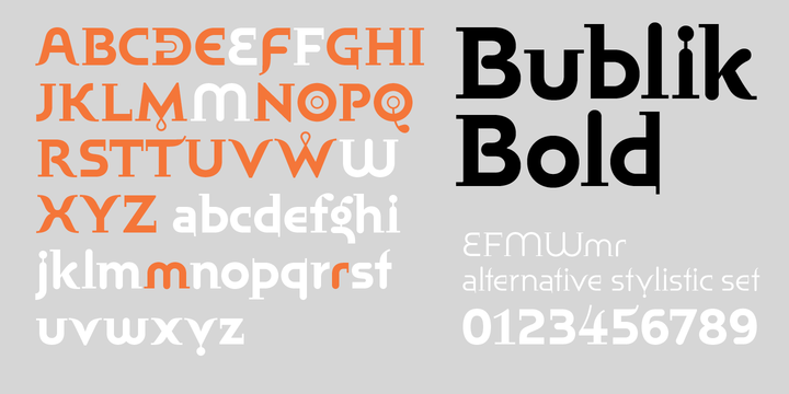 Bublik Font Family插图3