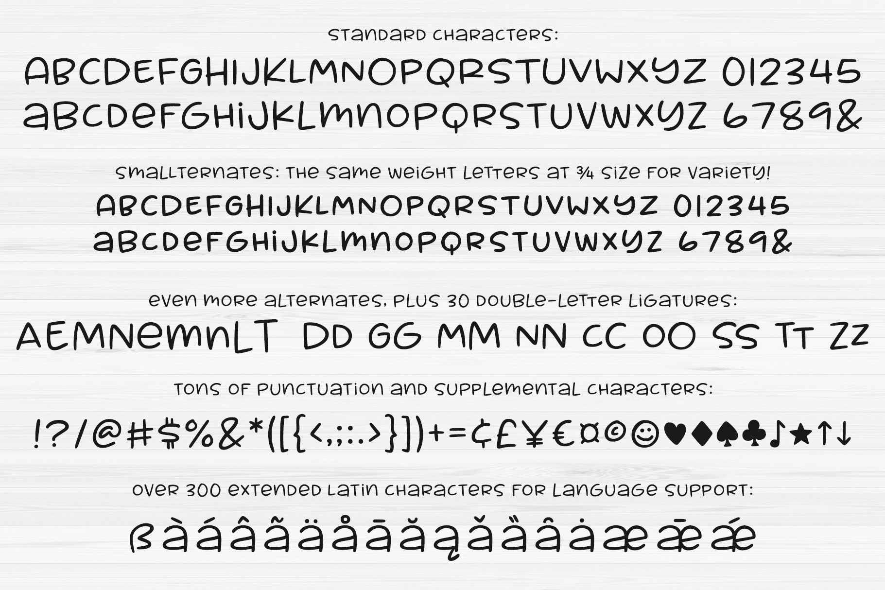 Muggsy – a short and stout fun font插图1