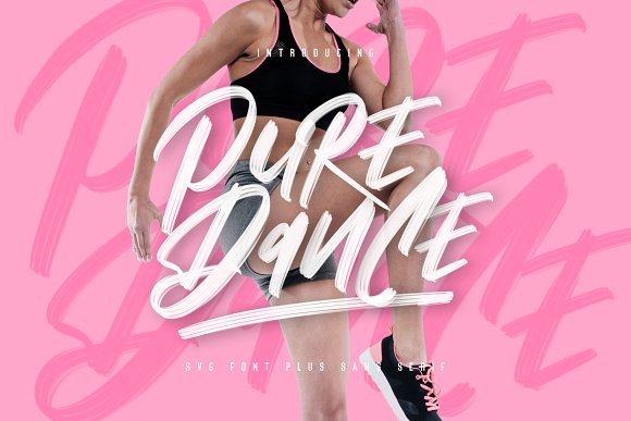 Pure Dance Font Duo插图