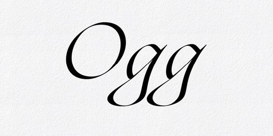 Ogg Font Family插图