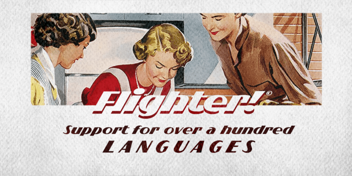 Flighter Font插图2