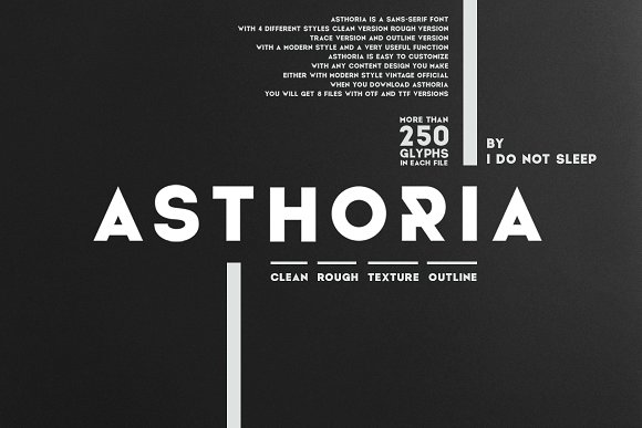 Asthoria Font插图