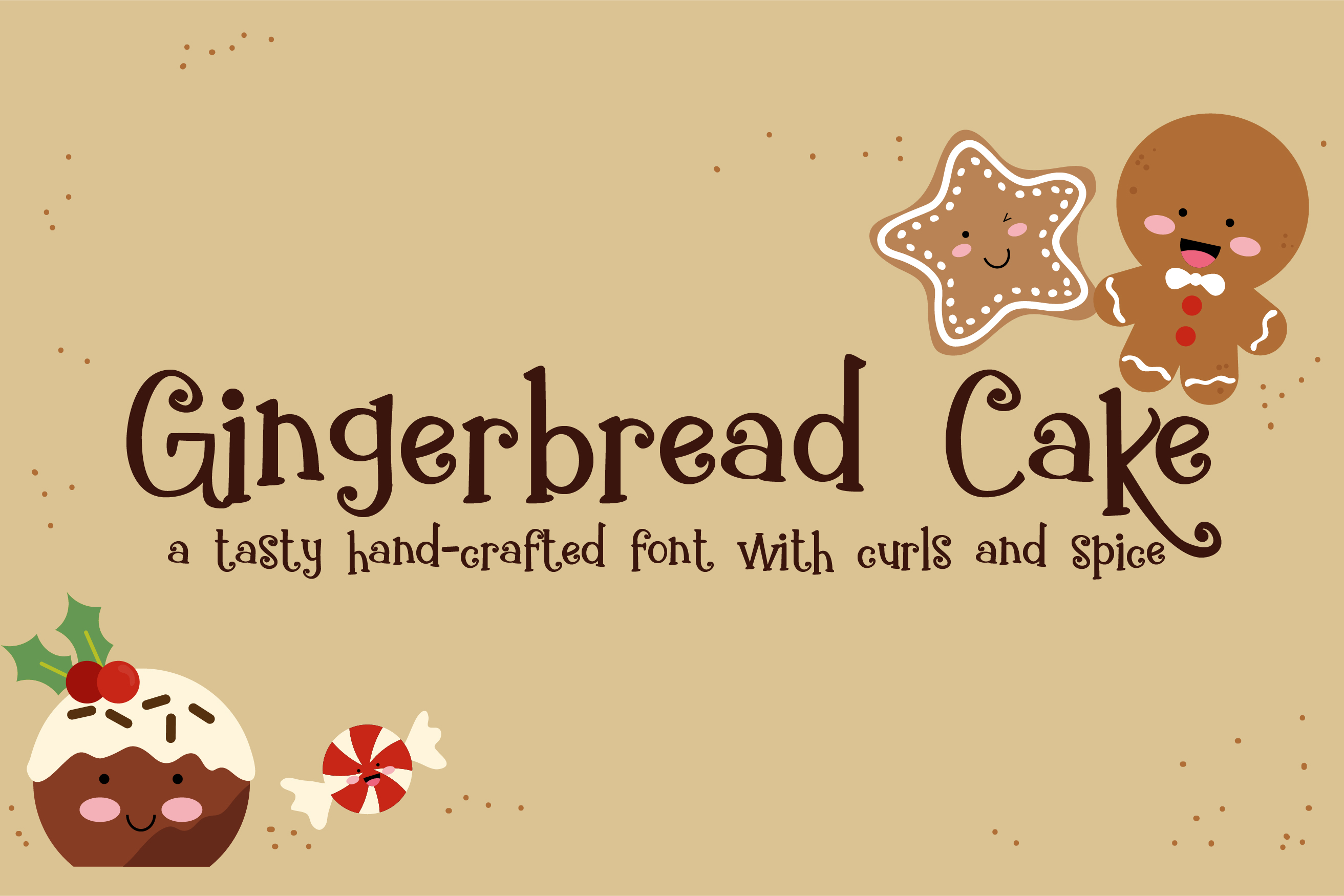Fontbundles – ZP Gingerbread Cake插图1