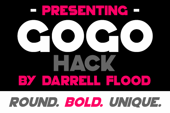 GoGo Hack font插图
