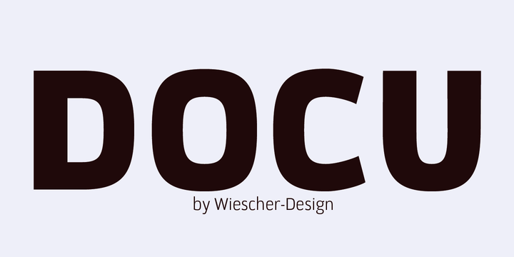 Docu Font Family插图