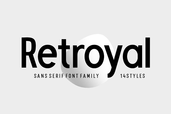 Retroyal Font插图