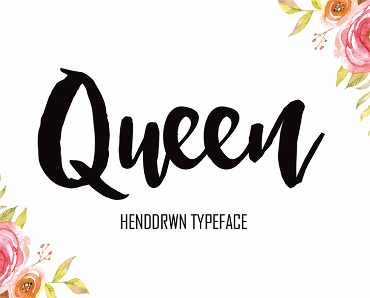 Queen font插图