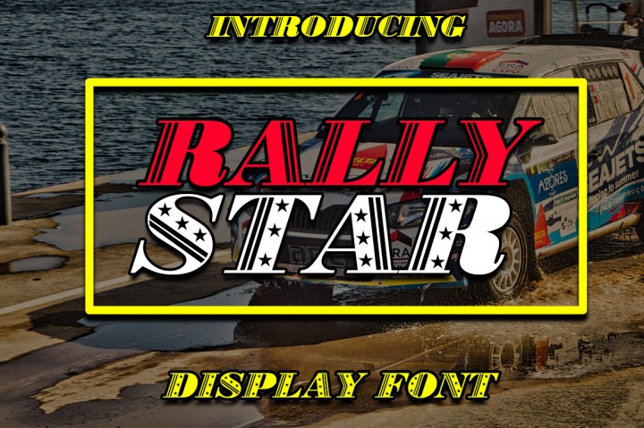 Rally Star Display Font插图1