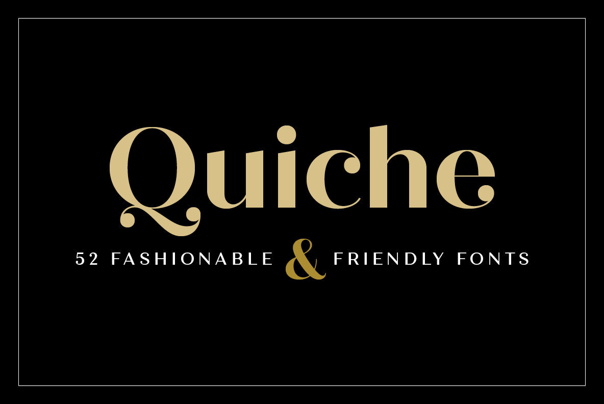 Quiche Font Family插图
