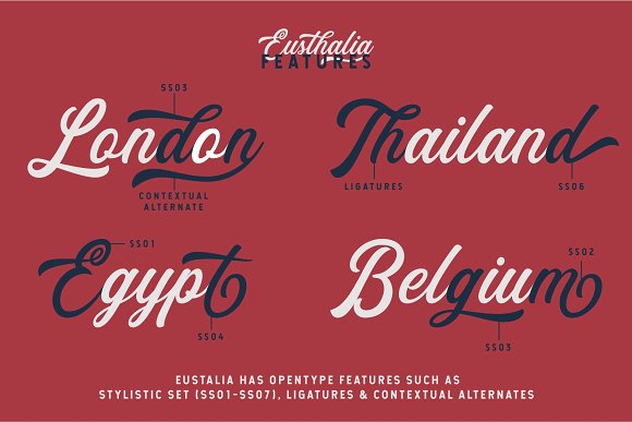 Eusthalia Typeface Font插图2