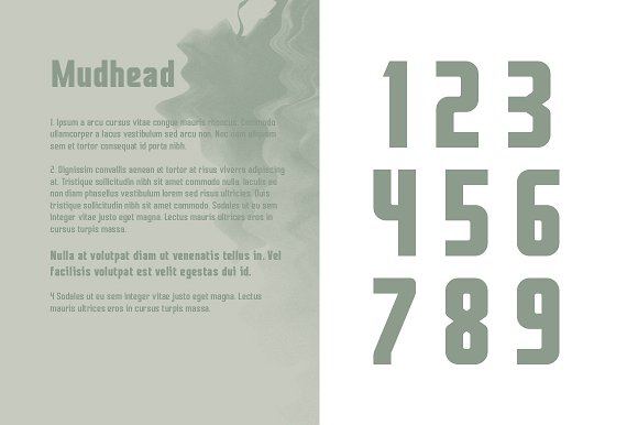 Mudhead Typeface Font插图2