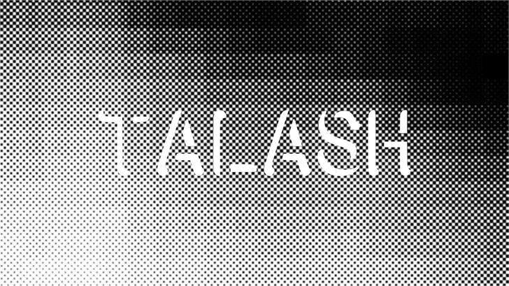 TALASH font插图