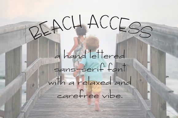 Beach Access Font插图