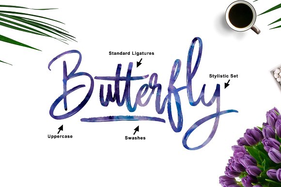 Butter Luchy – Handwritting Brush插图2