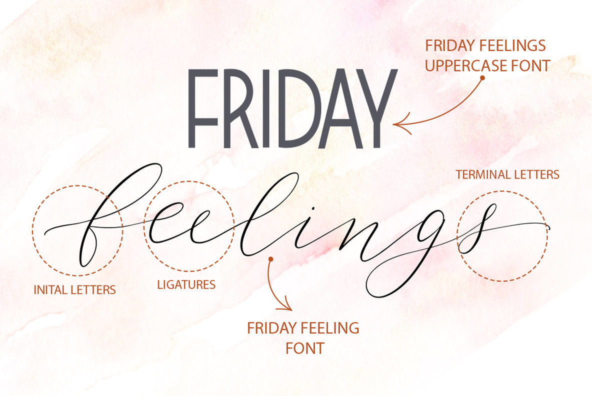 Friday Feelings Font Family插图2