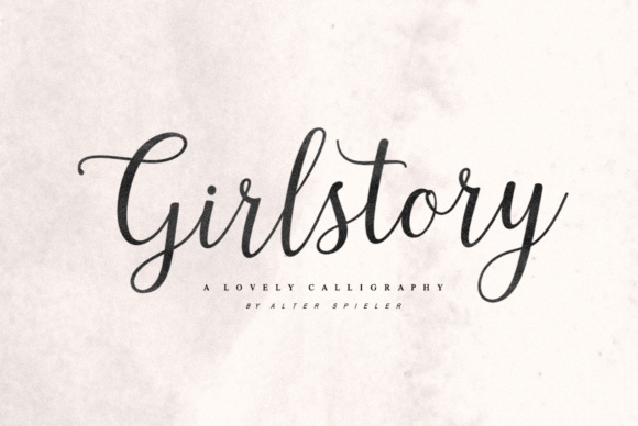 Girlstory Font插图