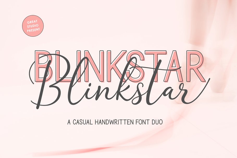 Blinkstar Font Duo插图