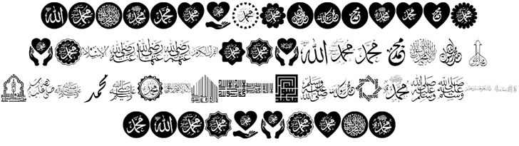Mohammad Rasool Allah font插图1