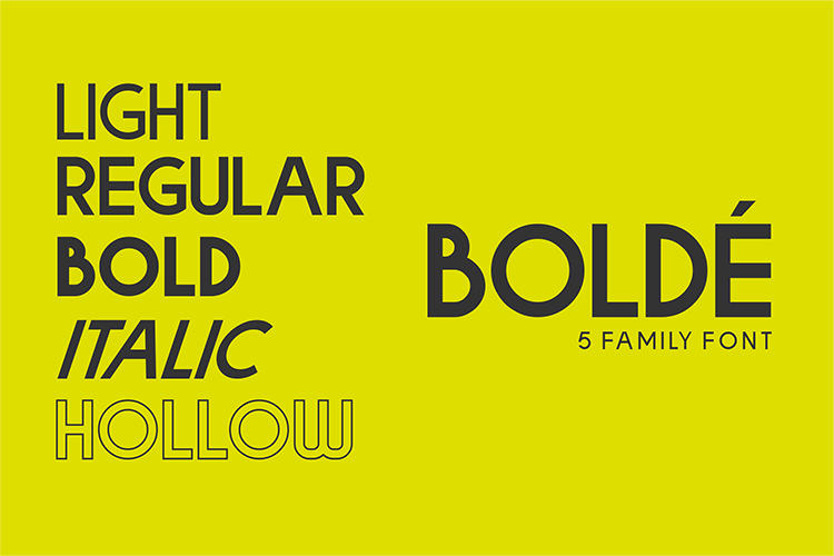 Bolde Regular Font插图1