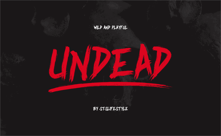 Undead font插图