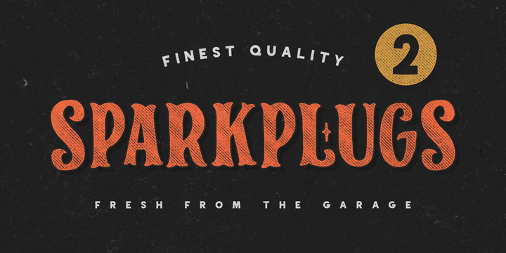 SparkPlug Font Family插图